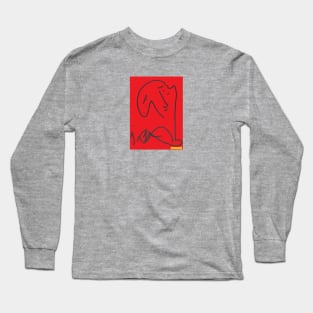 For Matisse Red Long Sleeve T-Shirt